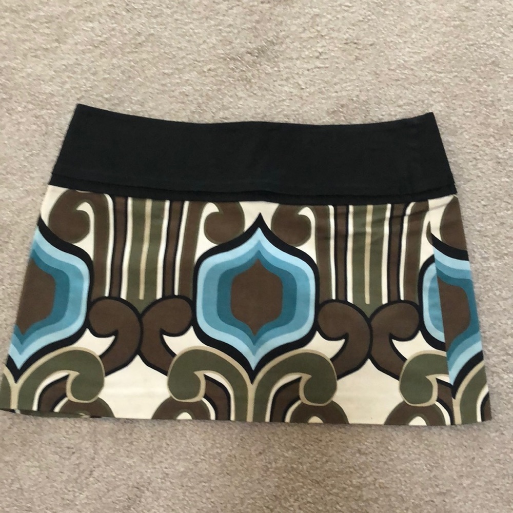 Printed Mini Skirt